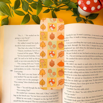 Autumn Patchwork Bookmark