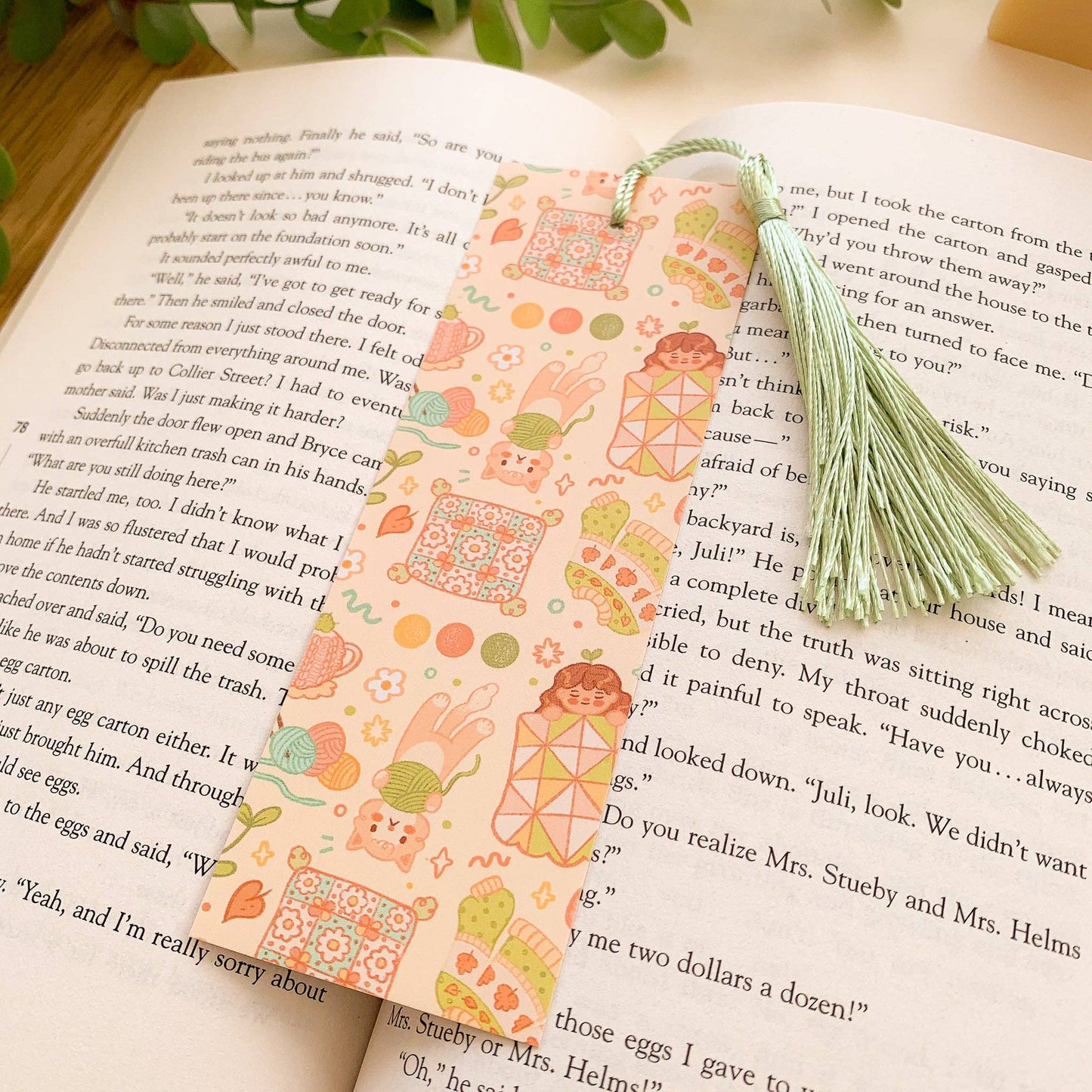 Cozy Knits Bookmark