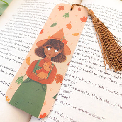 Autumn Witch Bookmark