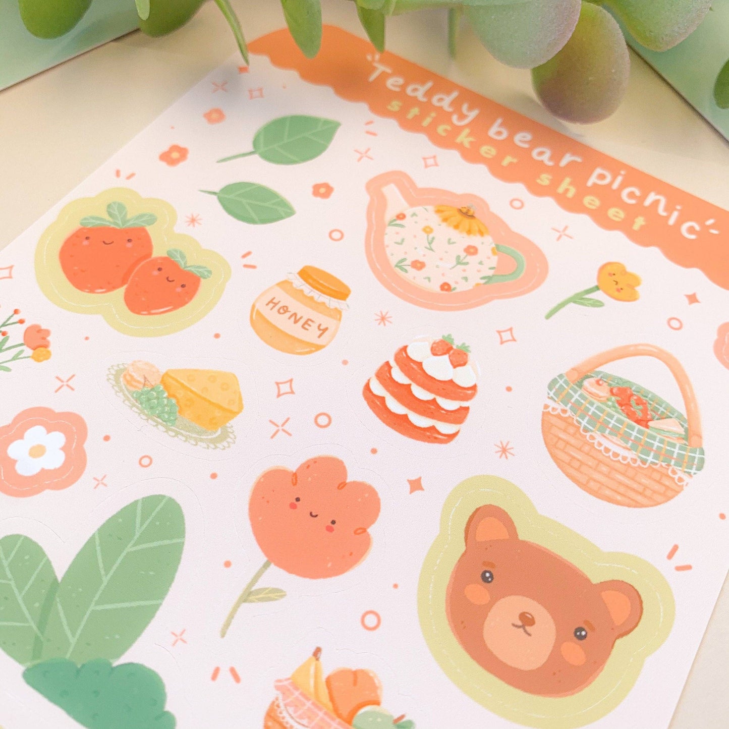 Teddy Bear Picnic - Sticker Sheet