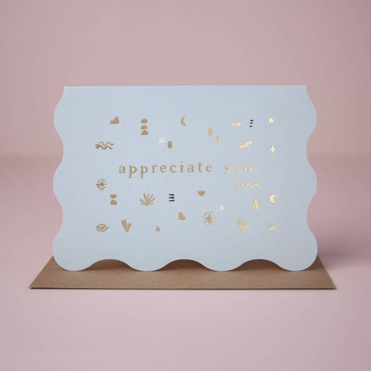 Appreciate You Card | Thank You Card | Sister Paper Co