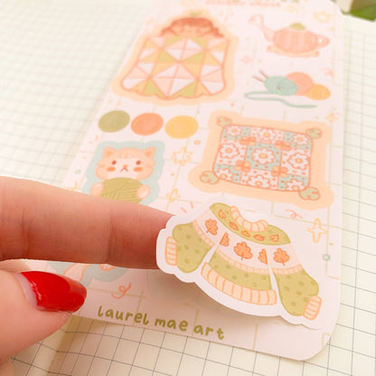 Cozy Knits - Mini Sticker Sheet